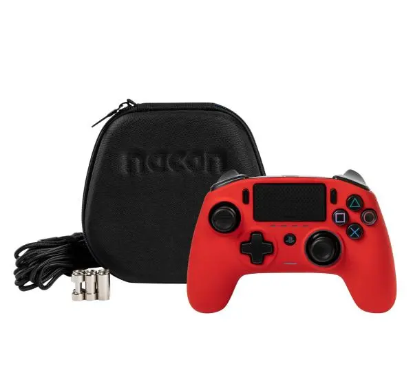 Nacon Revolution Pro Controller 3 do PS4 Przewodowy Czerwony - Kup na Raty - RRSO 0%