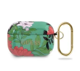 Guess Flower Collection GUACAPTPUBKFL01 do AirPods Pro Zielony