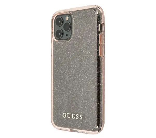 Guess Glitter GUHCN65PCGLPI do iPhone 11 Pro Max Różowy