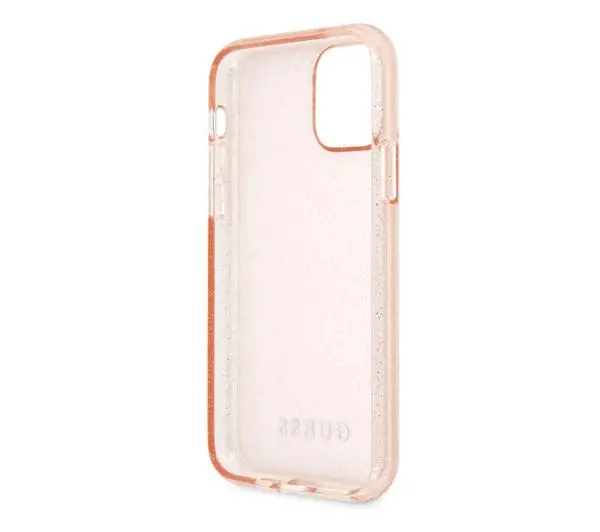 Guess Glitter GUHCN65PCGLPI do iPhone 11 Pro Max Różowy