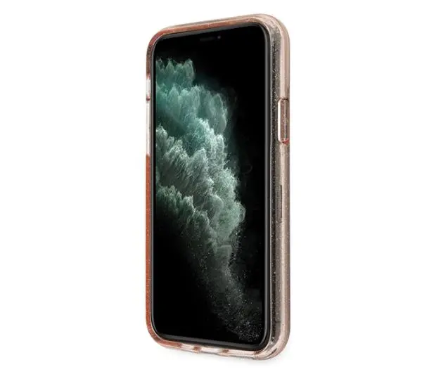 Guess Glitter GUHCN65PCGLPI do iPhone 11 Pro Max Różowy