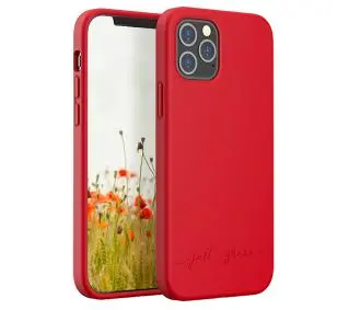 Just Green Biodegradable Case do iPhone 12 Pro Max Czerwony