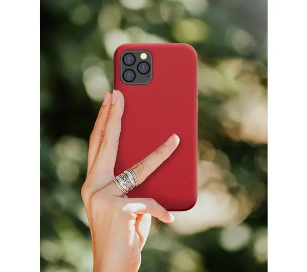 Just Green Biodegradable Case do iPhone 12 Pro Max Czerwony