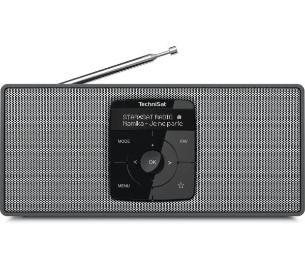 TechniSat DigitRadio 2S Radio FM DAB+ Bluetooth Czarno-srebrny