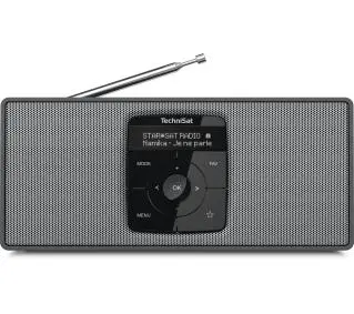 TechniSat DigitRadio 2S Radio FM DAB+ Bluetooth Czarno-srebrny - Kup na Raty - RRSO 0%