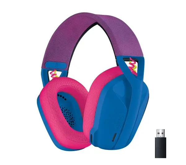 Logitech G435 Lightspeed Nauszne Niebieski