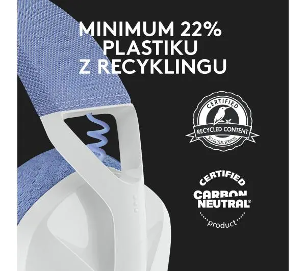 Logitech G435 Lightspeed Nauszne Niebieski