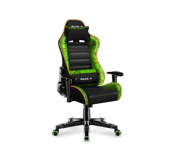 Huzaro Ranger 6.0 Mesh Dla dzieci do 130kg Tkanina Pixel Czarno-zielony