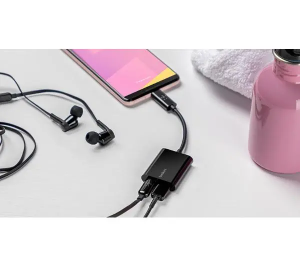 Belkin F7U081BTBLK USB-C ładowanie + audio