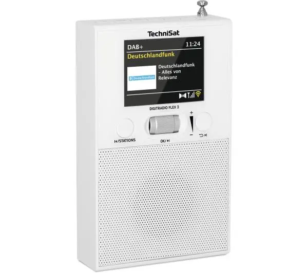 TechniSat DigitRadio Flex 2 Radio FM DAB+ Bluetooth Biały