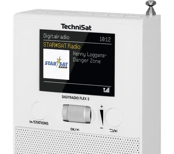 TechniSat DigitRadio Flex 2 Radio FM DAB+ Bluetooth Biały
