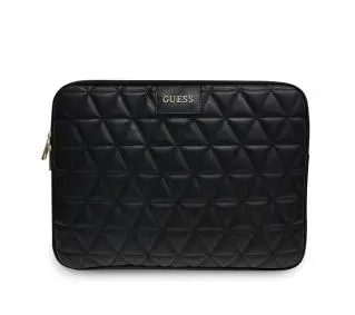 Guess GUCS13QLBK Quilted 13"  Czarny