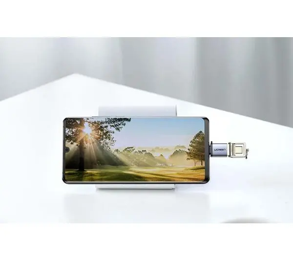 UGREEN US270 USB-A do USB-C Srebrny