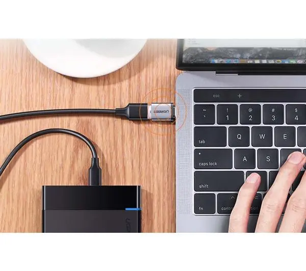 UGREEN US270 USB-A do USB-C Srebrny
