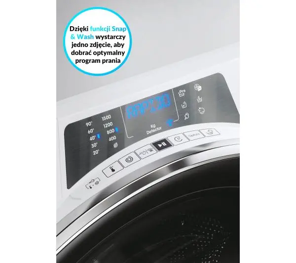 Candy RapidO Pro RP 596BWMBC/1-S Slim 9kg 1500obr/min Zdalne sterowanie - DRUGI -30%, ALBO 5-TY ZA 1ZŁ - Kup na Raty - RRSO 0%