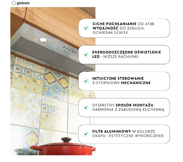 Globalo Delico 60.1 Inox - DRUGI -30%, ALBO 5-TY ZA 1ZŁ - Kup na Raty - RRSO 0%