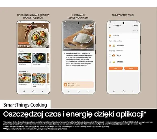 Samsung NV7B41201AK Termoobieg Zdalne sterowanie Czarny - DRUGI -30%, ALBO 5-TY ZA 1ZŁ - Kup na Raty - RRSO 0%