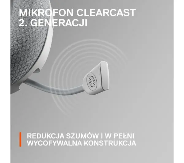 SteelSeries Arctis Nova 1 PS Nauszne Biały