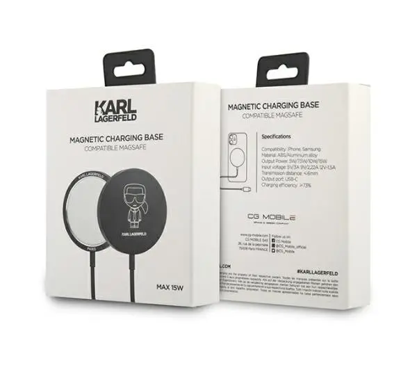 Karl Lagerfeld Karl Lagerfeld KLCBMSIKBK 15W MagSafe
