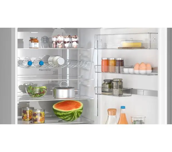 Bosch Serie 6 KGN49LBCF Pełny No Frost 203cm Szuflada z kontrolą wilgotności Czarne szkło - DRUGI -30%, ALBO 5-TY ZA 1ZŁ - Kup na Raty - RRSO 0%