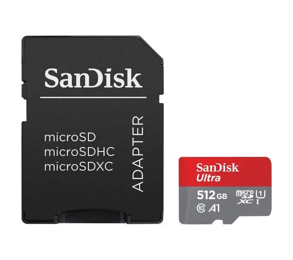 SANDISK Ultra microSDXC UHS-I 512GB 150MB/s A1