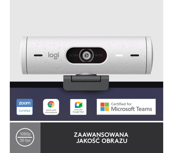 Logitech Brio 500  Biały - Kup na Raty - RRSO 0%