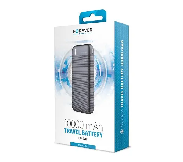 Forever TB-100M 10000mAh Czarny