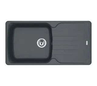 Franke Antea AZG 611-97 XL Granitowy Onyx - DRUGI -30%, ALBO 5-TY ZA 1ZŁ - Kup na Raty - RRSO 0%