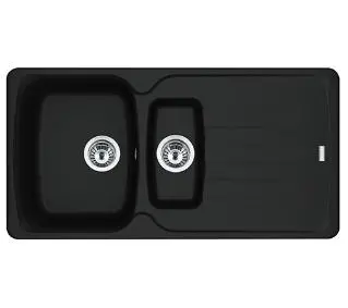 Franke Antea AZG 651 Granitowy Czarny mat - DRUGI -30%, ALBO 5-TY ZA 1ZŁ - Kup na Raty - RRSO 0%