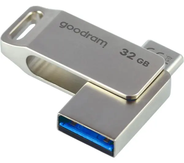 GoodRam ODA3 32GB USB 3.2 Typ C / USB 3.2 Srebrny