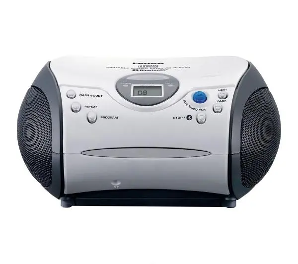 Lenco SCD-24BT Bluetooth Czarno-srebrny