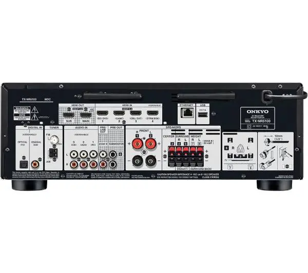 Onkyo TX-RN5100 7.2-kanałowy Dolby Atmos DTS X Wi-Fi Bluetooth AirPlay Czarny - Kup na Raty - RRSO 0%