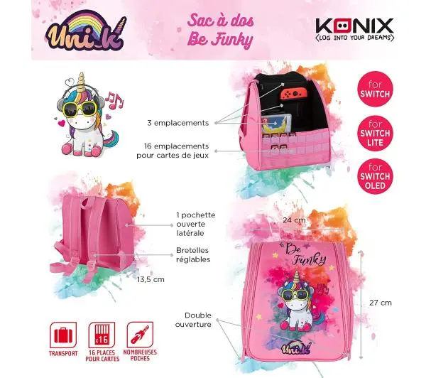 Konix Unik Switch Be Funky Backpack