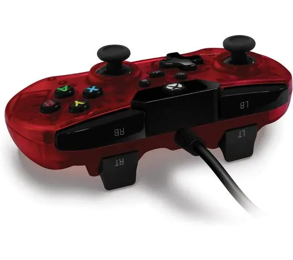 Hyperkin X91 Wired Controller Ruby Red do Xbox, PC Przewodowy