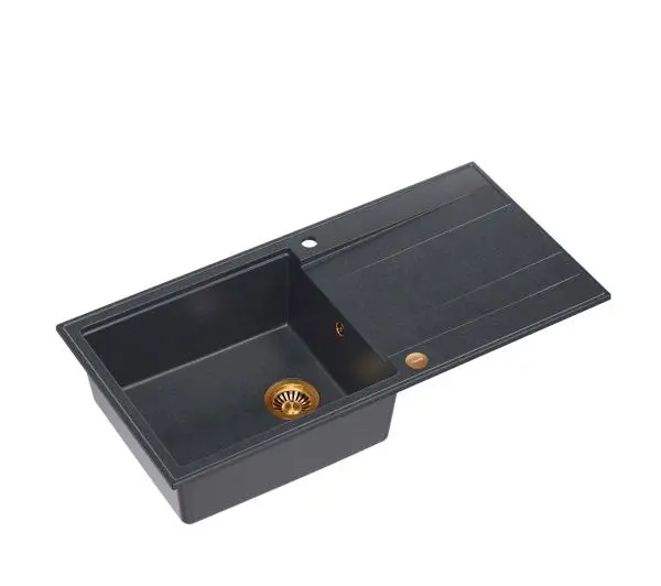Quadron HCQE10050U8_PVDC1 P2O Evan 146 XL Granitowy Czarny metalik/Miedziany - DRUGI -30%, ALBO 5-TY ZA 1ZŁ - Kup na Raty - RRSO 0%