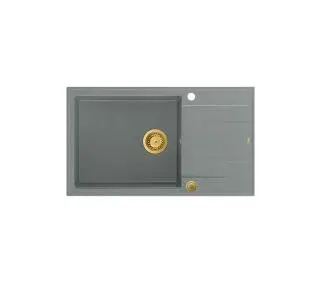 Quadron HCQE58650U5_PVDG1 P2O Evan 136 XL Granitowy Szary/Złoty - DRUGI -30%, ALBO 5-TY ZA 1ZŁ - Kup na Raty - RRSO 0%