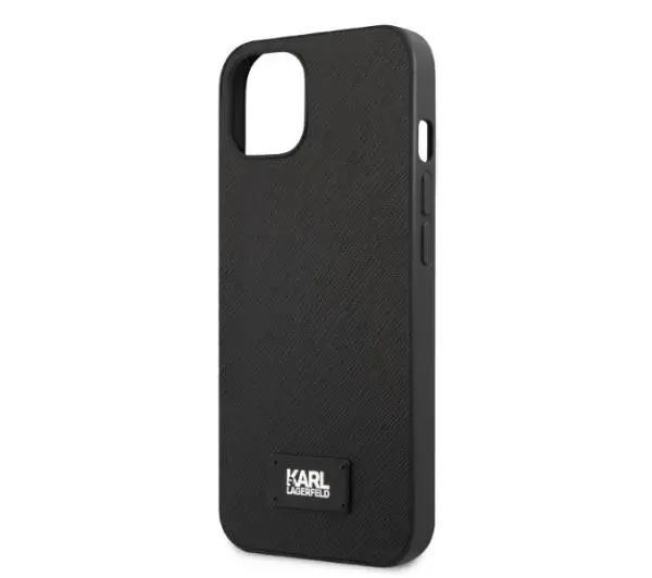Karl Lagerfeld Saffiano Plaque KLHCP13SSFMP2K do iPhone 13 mini