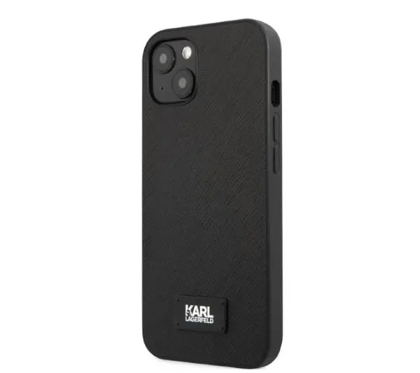 Karl Lagerfeld Saffiano Plaque KLHCP13SSFMP2K do iPhone 13 mini