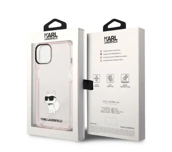 Karl Lagerfeld Ikonik Choupette KLHCP14MHNCHTCP do iPhone 14 Plus