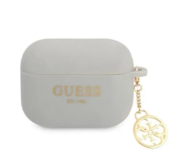 Guess Silicone Charm 4G Collection do AirPods Pro Szary