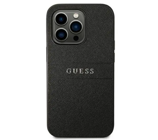 Guess Saffiano Strap GUHCP14LPSASBBK do iPhone 14 Pro