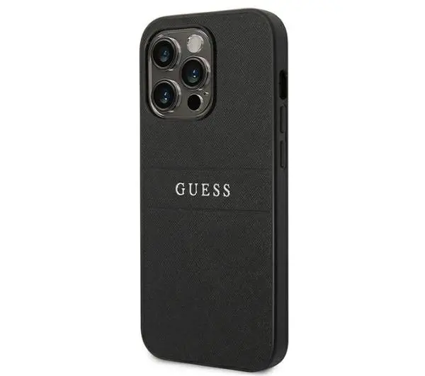 Guess Saffiano Strap GUHCP14LPSASBBK do iPhone 14 Pro