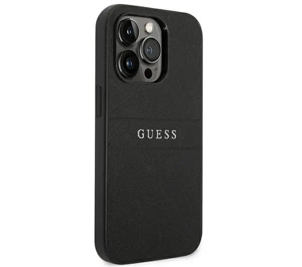Guess Saffiano Strap GUHCP14LPSASBBK do iPhone 14 Pro