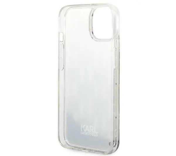 Karl Lagerfeld Liquid Glitter Monogram KLHCP14MLMNMS do iPhone 14 Plus
