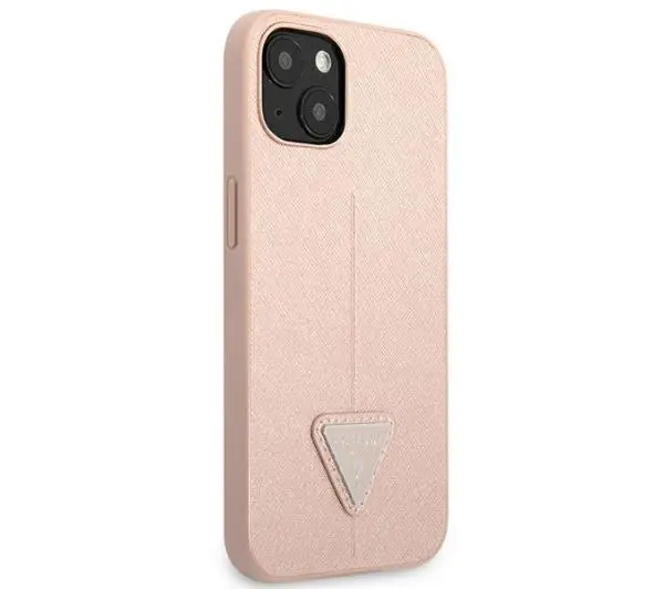 Guess Saffiano Triangle Logo GUHCP13SPSATLP do iPhone 13 mini