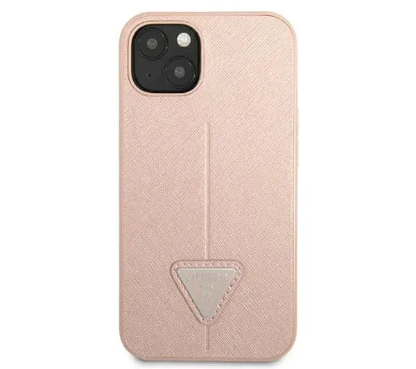 Guess Saffiano Triangle Logo GUHCP13SPSATLP do iPhone 13 mini
