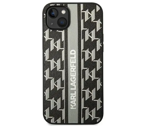 Karl Lagerfeld Monogram Stripe KLHCP14MPGKLSKG do iPhone 14 Plus