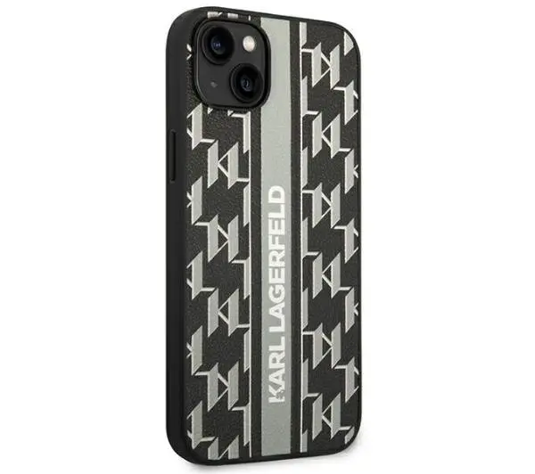 Karl Lagerfeld Monogram Stripe KLHCP14MPGKLSKG do iPhone 14 Plus