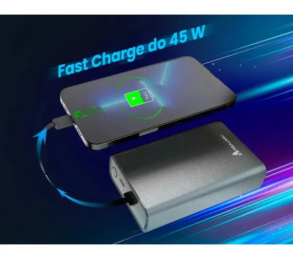 Extralink EPB-126 20000mAh PD 45W Szary