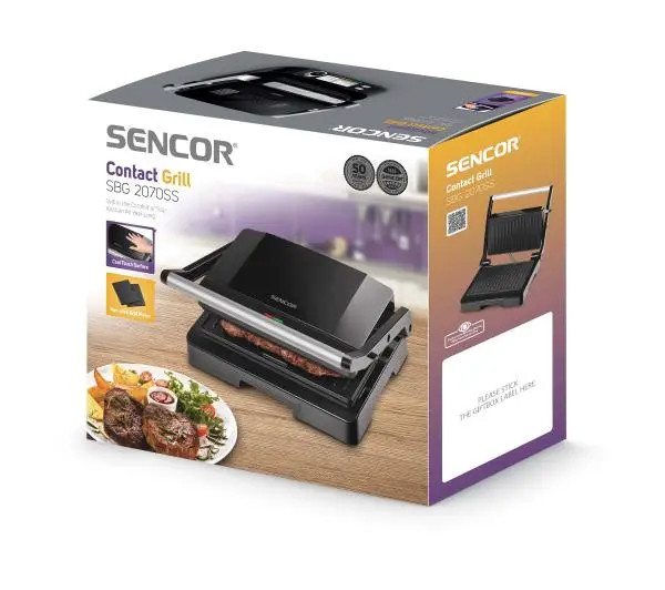 Sencor SBG 2070SS 550cm2